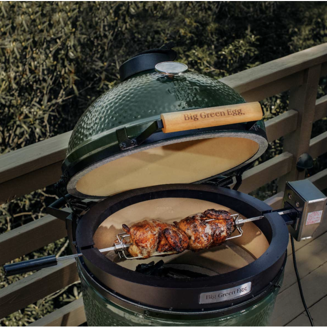 Big Green Egg Rotisserie BBQ Spit