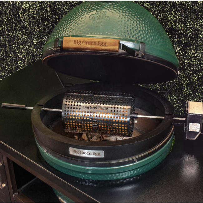 Big Green Egg Rotisserie BBQ Spit