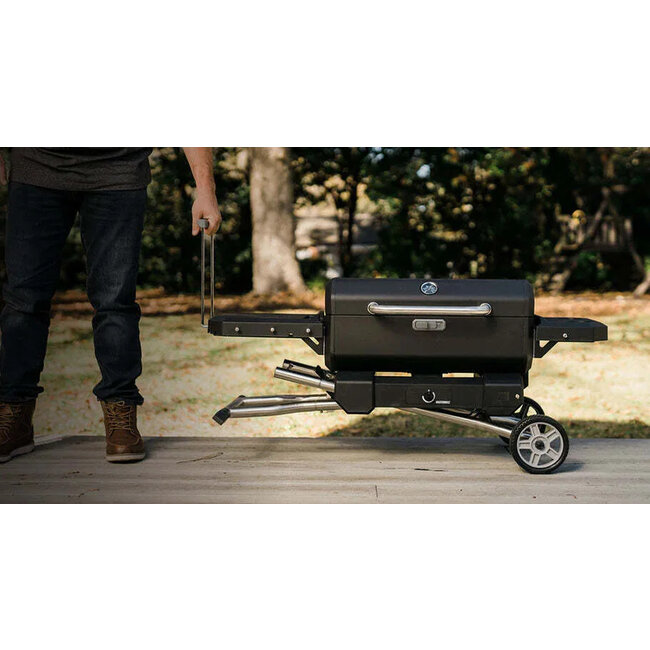 Masterbuilt Draagbare houtskoolbarbecue met onderstel