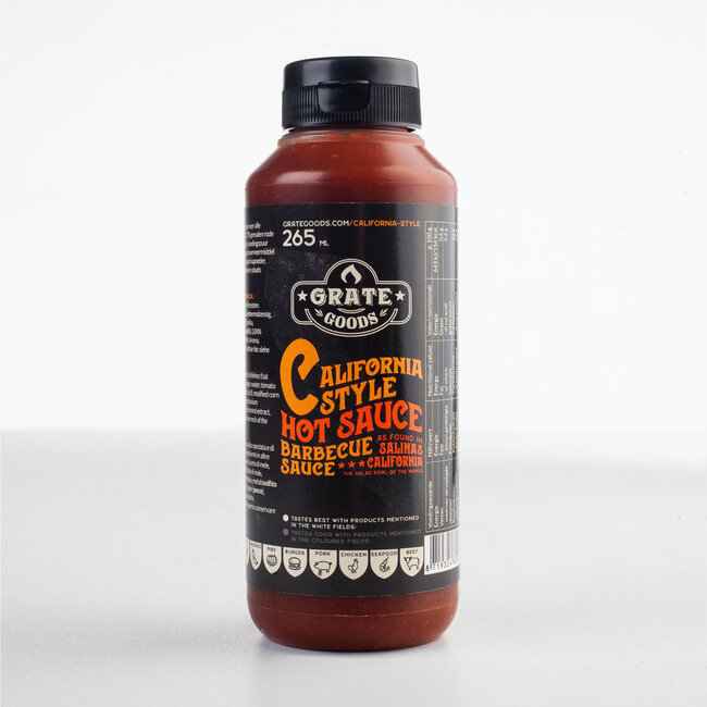 Grate Goods California hot saus Barbecue Sauce 265ml