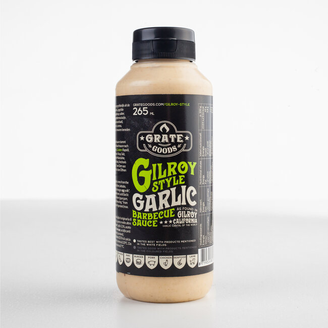 Grate Goods Gilroy garlic Barbecue Sauce 265ml