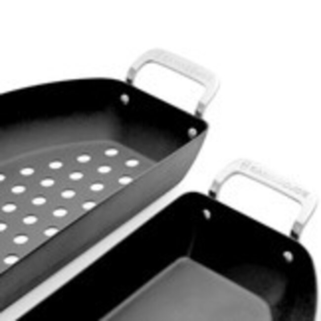 Kamado Joe Halve-maan-pannenset-koolstofstaal