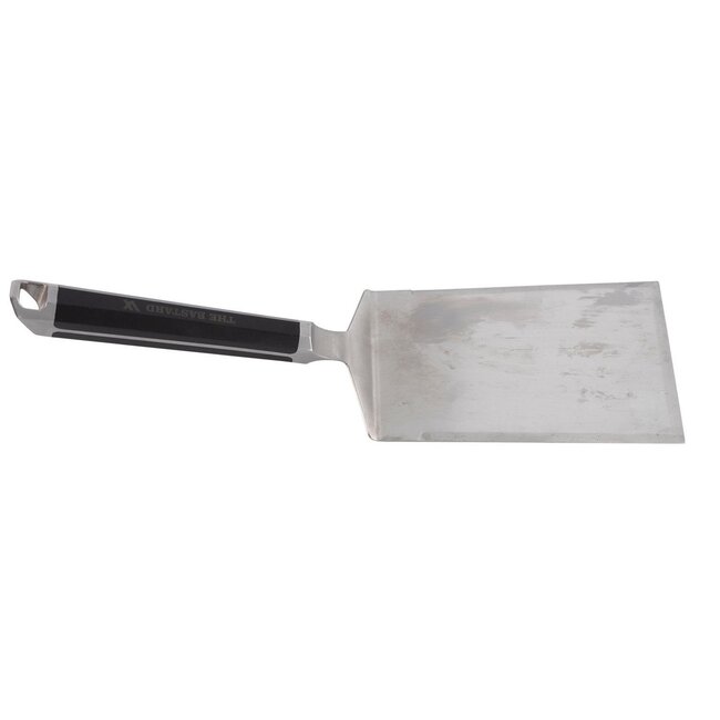 The Bastard kamado’s en BSTRD VX Burger Flipper RVS | BBQ Hamburger Spatel