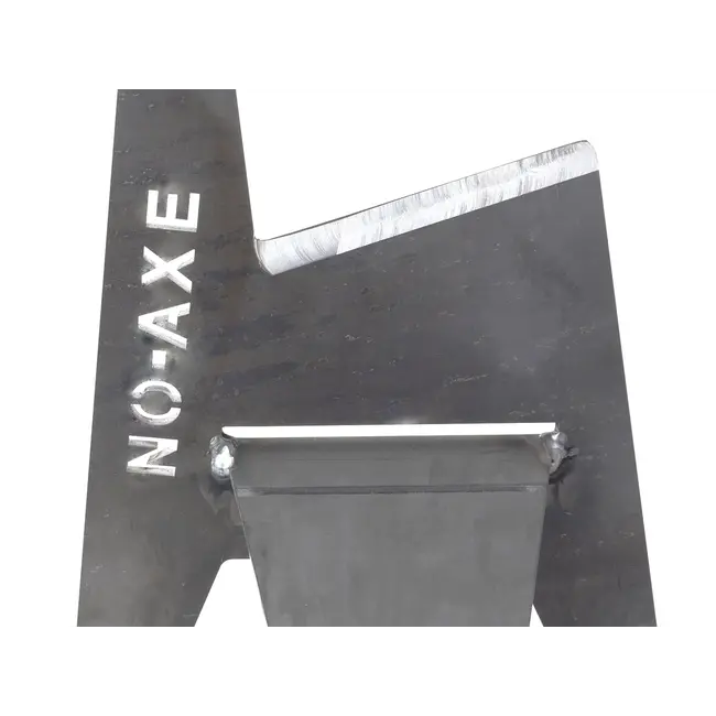 NO-AXE Houtklover blank staal met Hamer