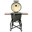 Grill Guru Original Large Kamado BBQ 46 cm met Flip Grid, hitteschild, zijtafels en regenhoes
