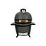 Grill Guru Original Compact Kamado BBQ 33 cm met hitteschild, draagframe, regenhoes en aspook