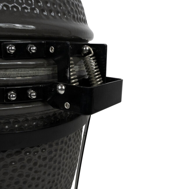 Grill Guru Original Compact Kamado BBQ 33 cm met hitteschild, draagframe, regenhoes en aspook