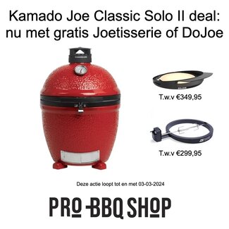 Kamado Joe Classic II Vrijstaand Solo Deal