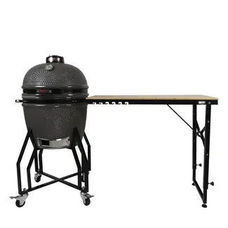 Grill Guru Kamado Large met opklapbare zijtafel