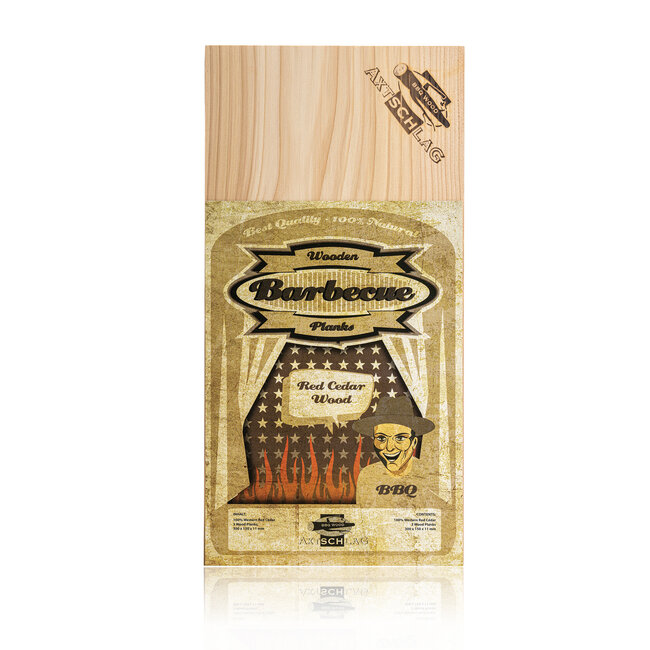 Axtschlag Rookplank Western red cedar 300 x 150 x 11 mm