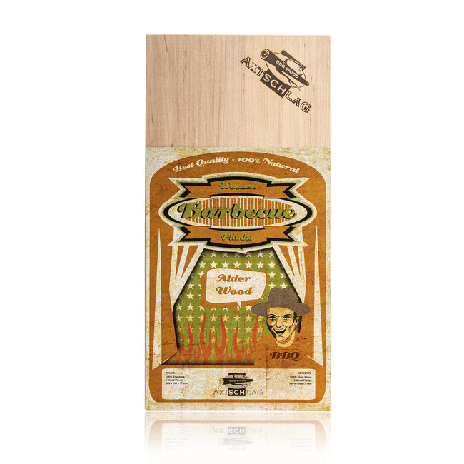 Axtschlag Rookplank elzen 300 x 150 x 11 mm