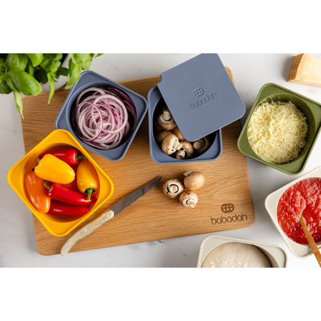 Babadoh 6 Silicone vershoudbakjes deeg rijzen