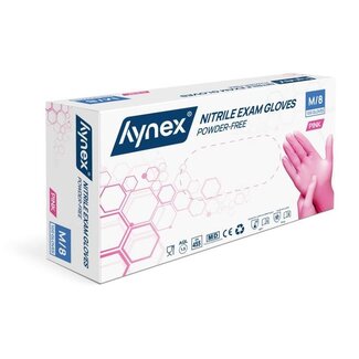 Hynex Nitril Wegwerphandschoenen Roze 100st