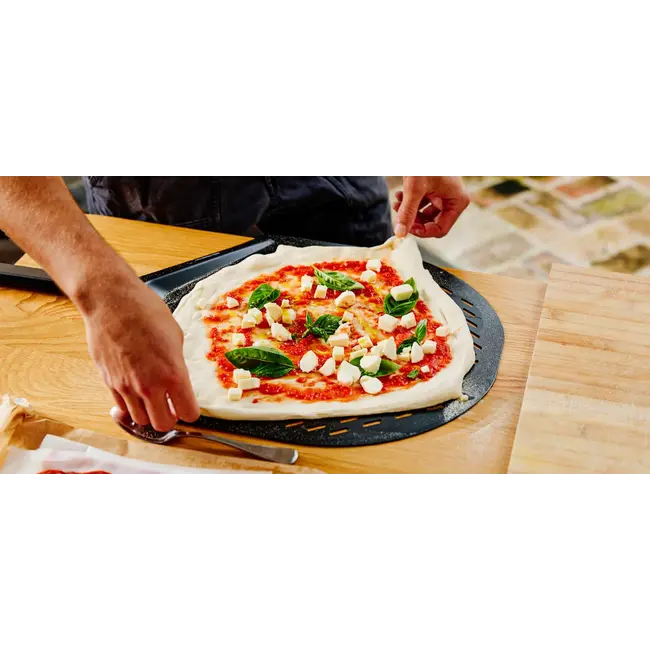 Gozney  Geperforeerde Aluminium Pizzaschep 35,5 cm – Lichtgewicht en Duurzaam