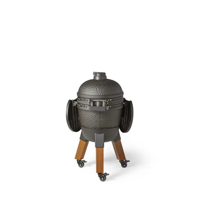 Moddern Kamado Zwart Houten onderstel