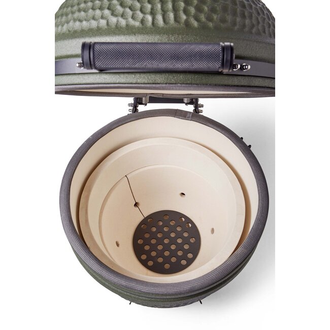 Moddern Kamado Groen Houten onderstel