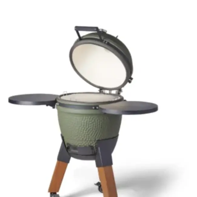 Moddern Kamado Groen Houten onderstel
