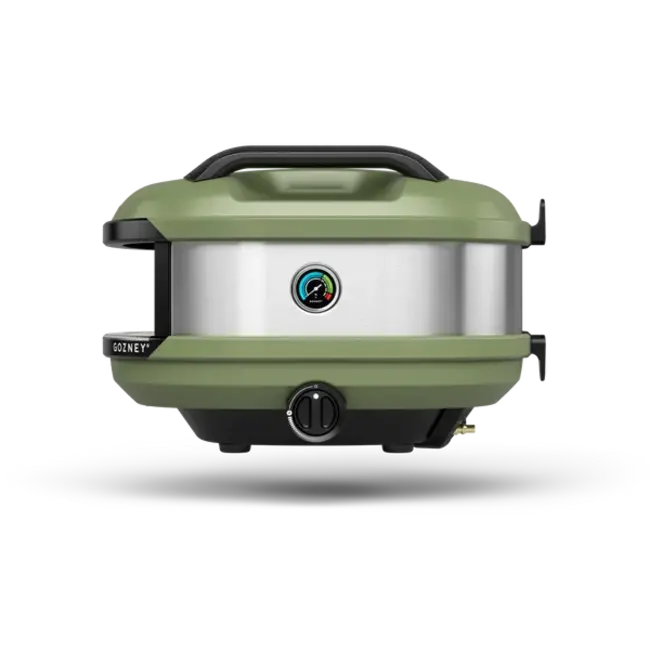 Gozney Pizzaoven Tread Olive pakket - Tread pizzaoven, standaard en tas