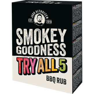 Smokey goodness Try All 5 BBQ Rub pakket 5 x 30gr