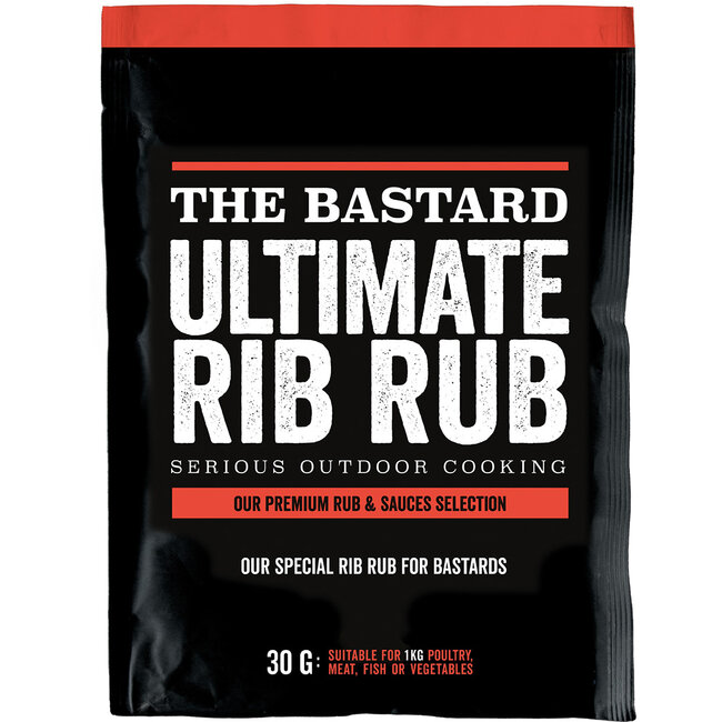 The Bastard BBQ Rub Pakket – Try All 5 x 30gr