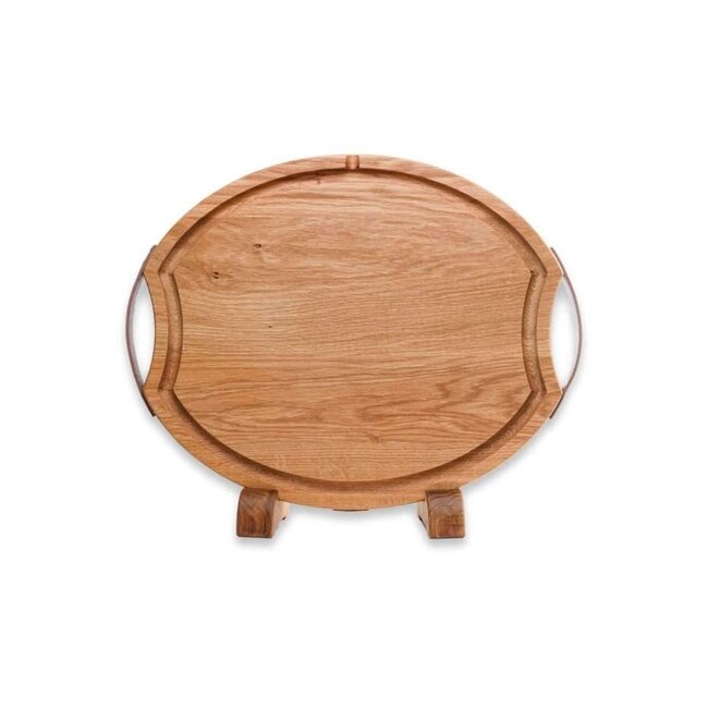 Baas boards Snijplank ovaal eiken 49x40x4cm