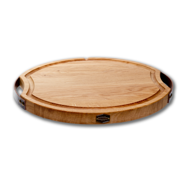 Baas boards Snijplank ovaal eiken 49x40x4cm