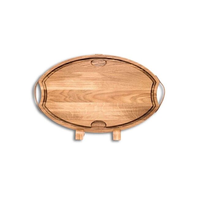 Baas boards Snijplank ovaal eiken 65x40x4cm