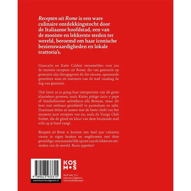 Eten in italië - recepten uit rome - Italiaans kookboek