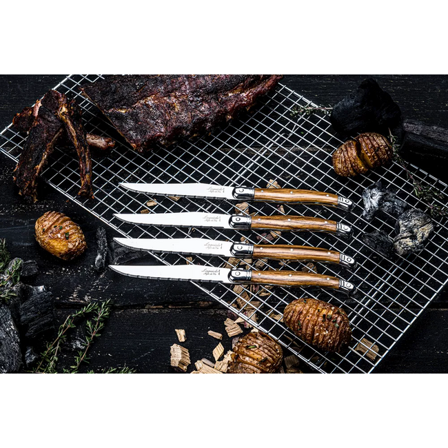 Laguiole Style de Vie Premium Line steakmessenset 6-delig hout