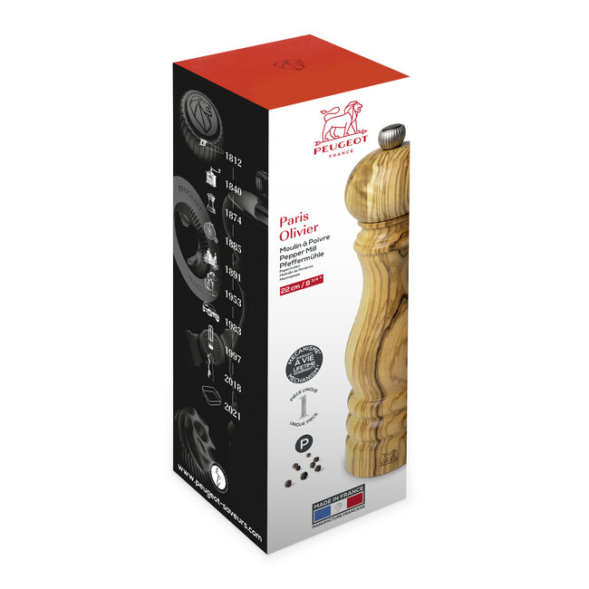 Peugeot Pepermolen Paris Olivier – Olijfhouten molen