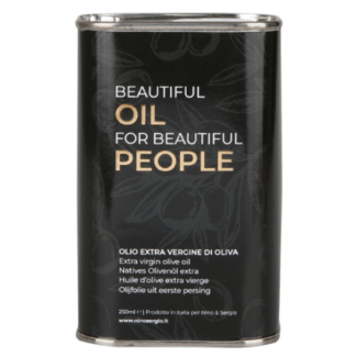 Nino & Sergio Olijfolie Beautiful oil for Beautiful People 250ml zwart