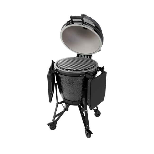 The Bastard Core Large Gloss Graphite kamado