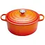 Le Creuset Braadpan Signature rond Oranjerood