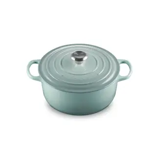 Le Creuset Braadpan Signature rond Sea salt