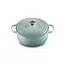 Le Creuset Signature braadpan rond Sea salt van geëmailleerd gietijzer