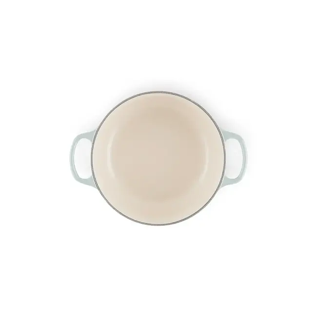 Le Creuset Signature braadpan rond Sea salt van geëmailleerd gietijzer