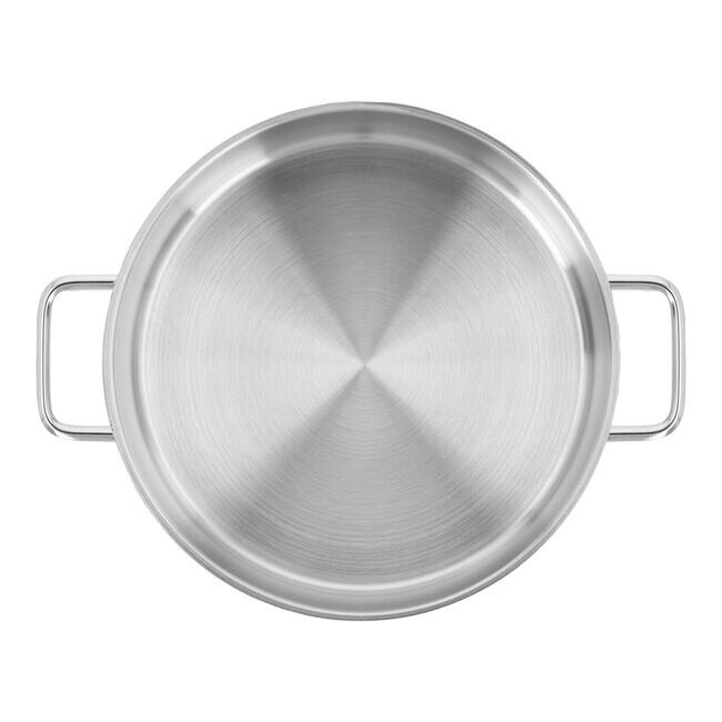 Demeyere Apollo 7 RVS braadpan met glazen deksel – topklasse inductiepan met TriplInduc® technologie