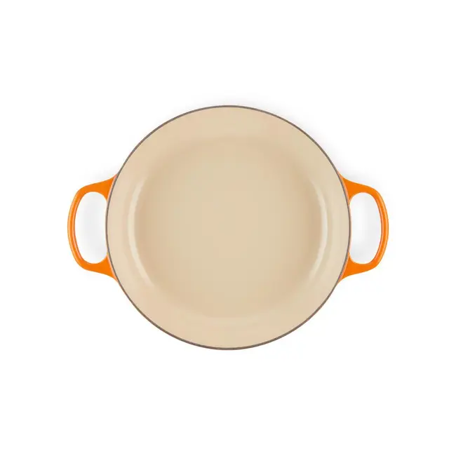 Le Creuset Campagnard braadpan Oranjerood - geëmailleerde gietijzeren braadpan voor inductie, oven en stoven