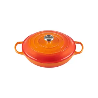 Le Creuset Campagnard braadpan Oranjerood