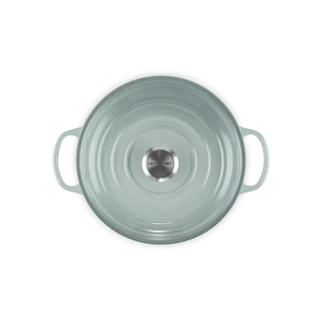 Le Creuset Campagnard braadpan Sea Salt - geëmailleerde gietijzeren braadpan voor inductie, oven en stoven