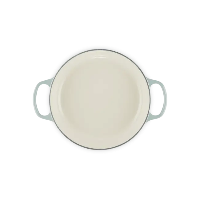 Le Creuset Campagnard braadpan Sea Salt - geëmailleerde gietijzeren braadpan voor inductie, oven en stoven