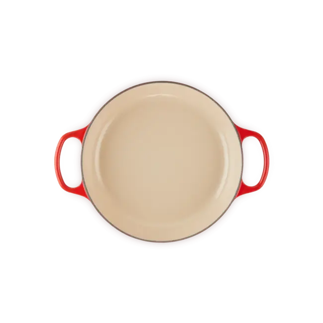 Le Creuset Campagnard braadpan Kersenrood - geëmailleerde gietijzeren braadpan voor inductie, oven en stoven