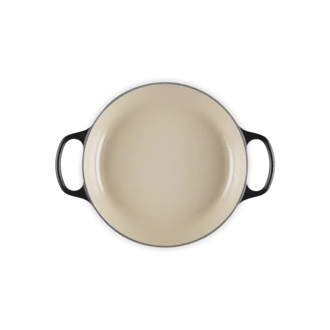 Le Creuset Campagnard braadpan Mat Zwart - geëmailleerde gietijzeren braadpan voor inductie, oven en stoven