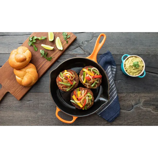 Le Creuset Skillet oranjerood – geëmailleerde gietijzeren koekenpan voor inductie, oven en grill