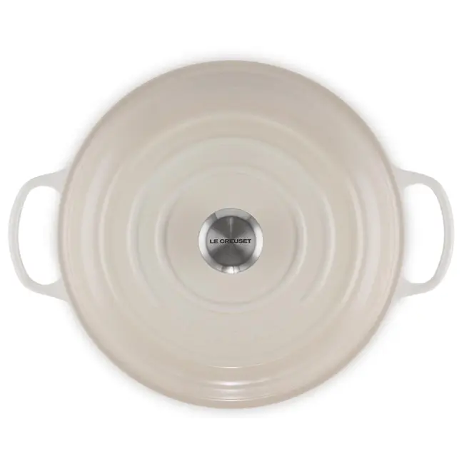 Le Creuset Campagnard braadpan Meringue - geëmailleerde gietijzeren braadpan voor inductie, oven en stoven - Copy