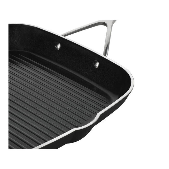 Demeyere Alu Plus 5 Ceraforce Grillpan 28 cm – PFAS-vrij & ideaal voor inductie