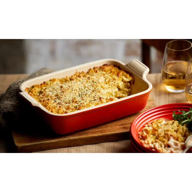 Le Creuset Rechthoekige Ovenschaal Oranjerood Aardewerk