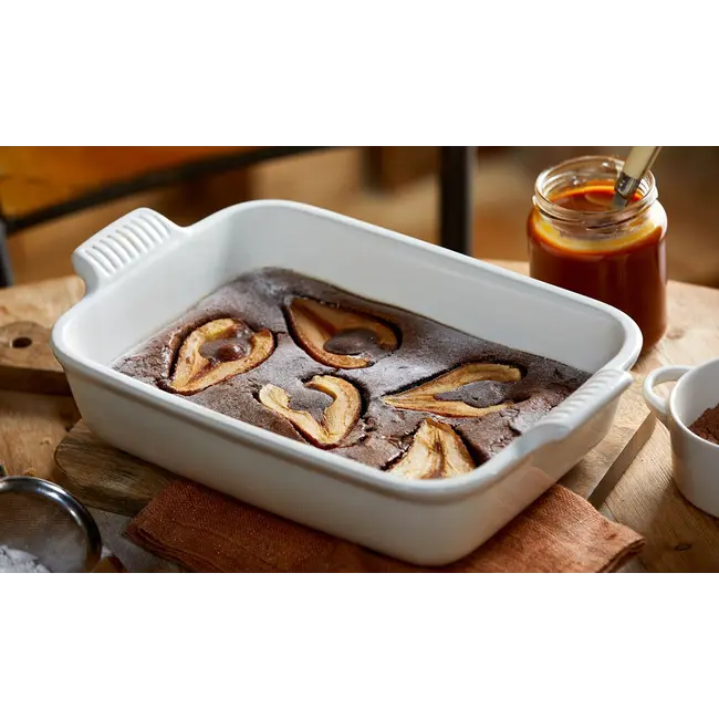 Le Creuset Rechthoekige Ovenschaal Meringue Aardewerk