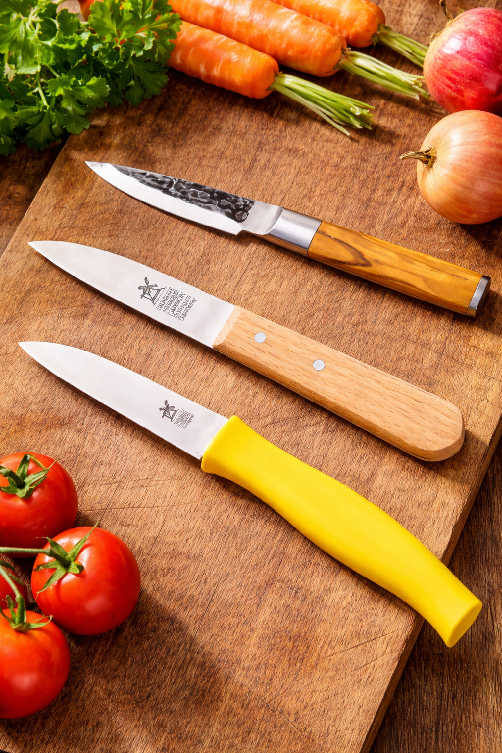 Schilmessen voor groente en fruit