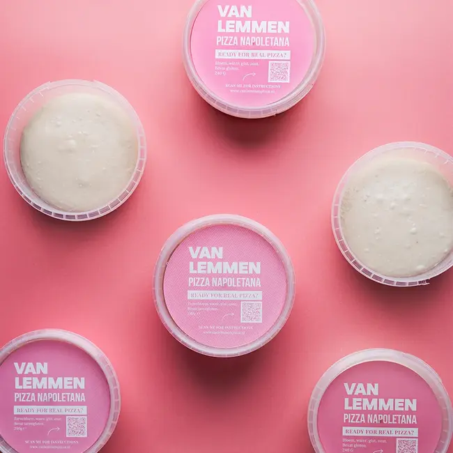 Napolitaanse Pizzadeegbol 240gr – 30 uur Gerijptn